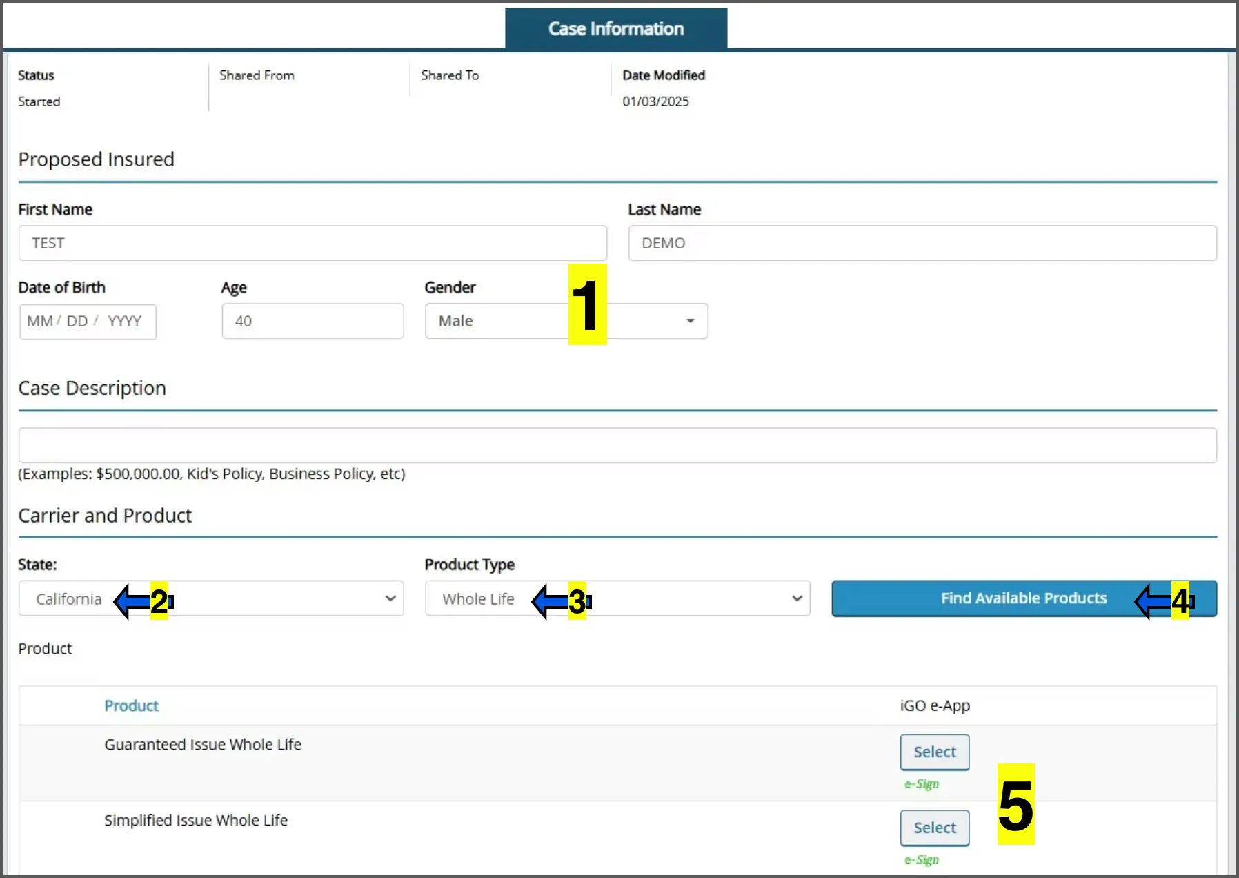Step 3 screenshot